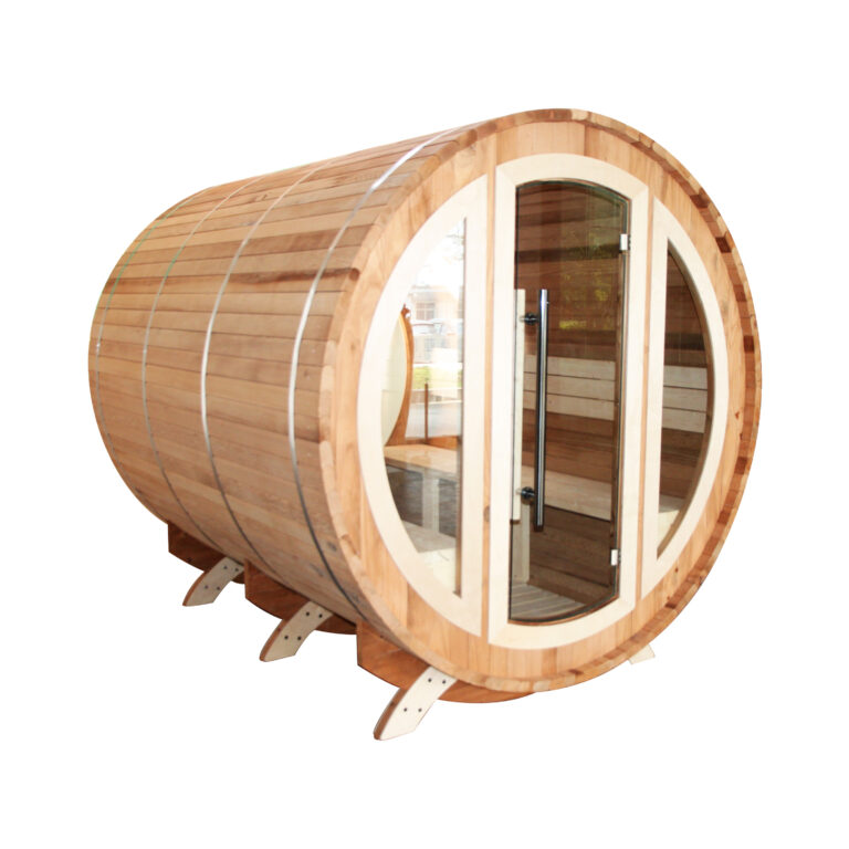 Thermoholz-Fasssauna (für 5-6 Personen)