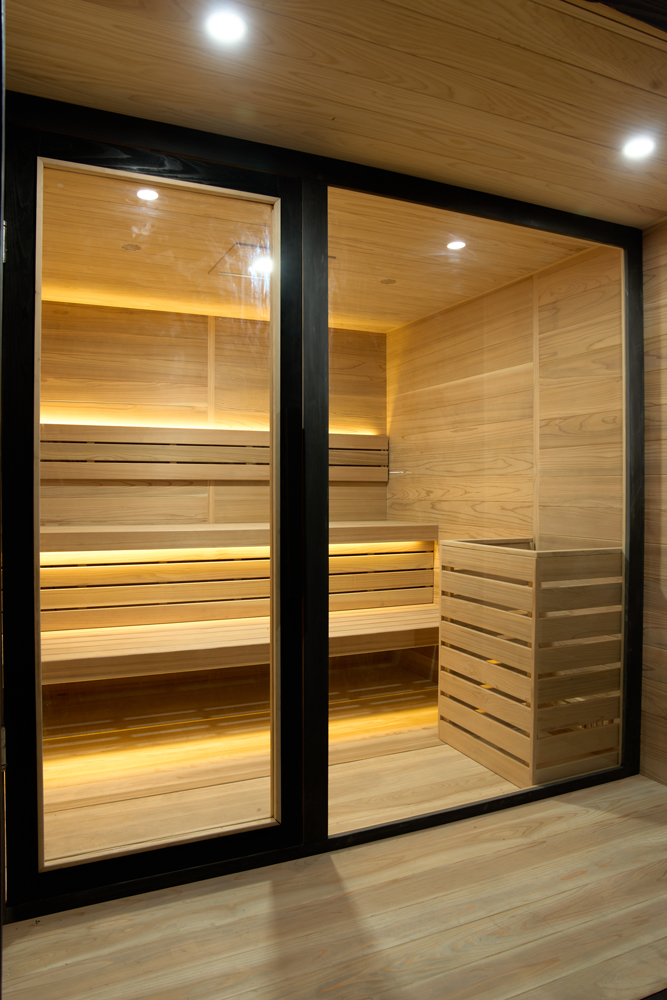 Sauna Ceder Model Black Baccara – Bild 4